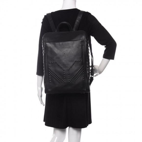 MCM Calfskin Embossed Medium M Moment Backpack Black main image 15